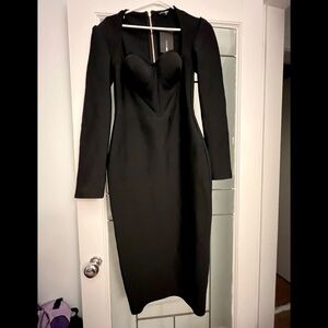Midi Bodycon Wiggle Bustier Dress
